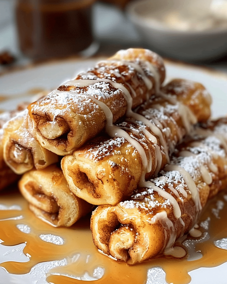 Cinnamon Roll French Toast Roll-Ups