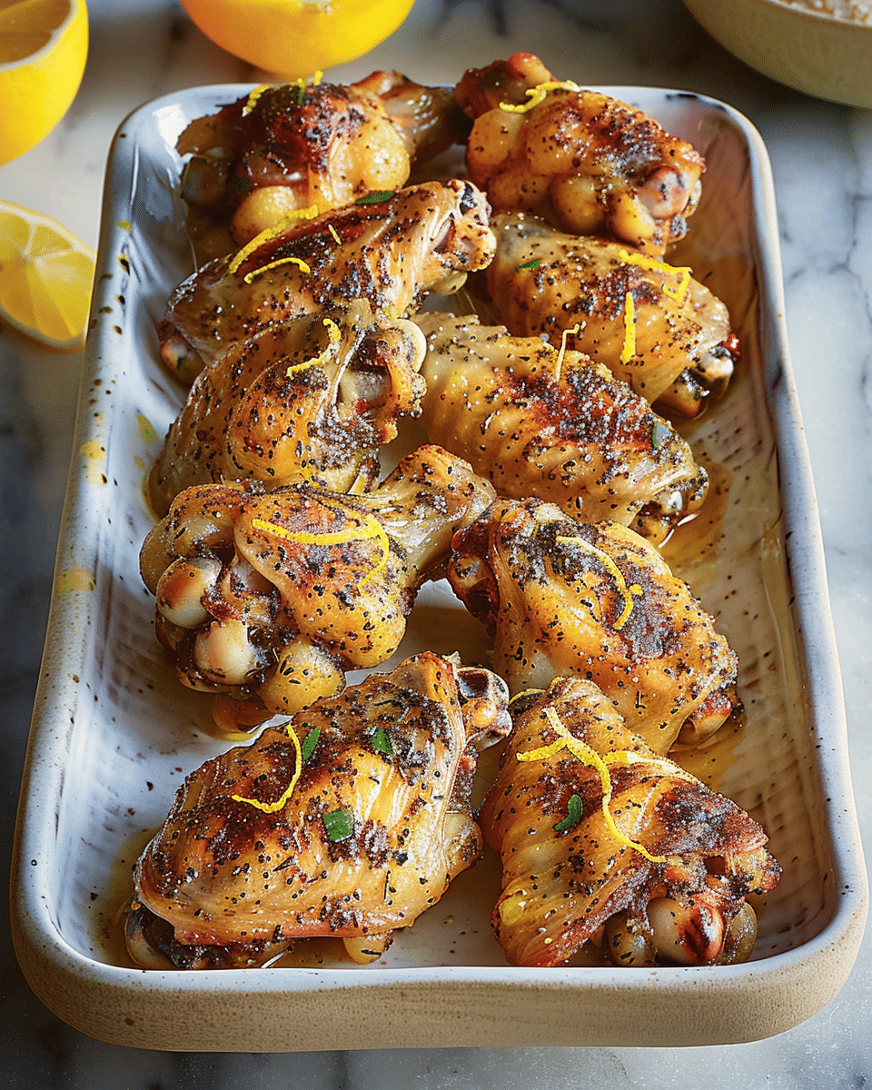Baked Lemon Pepper Wings