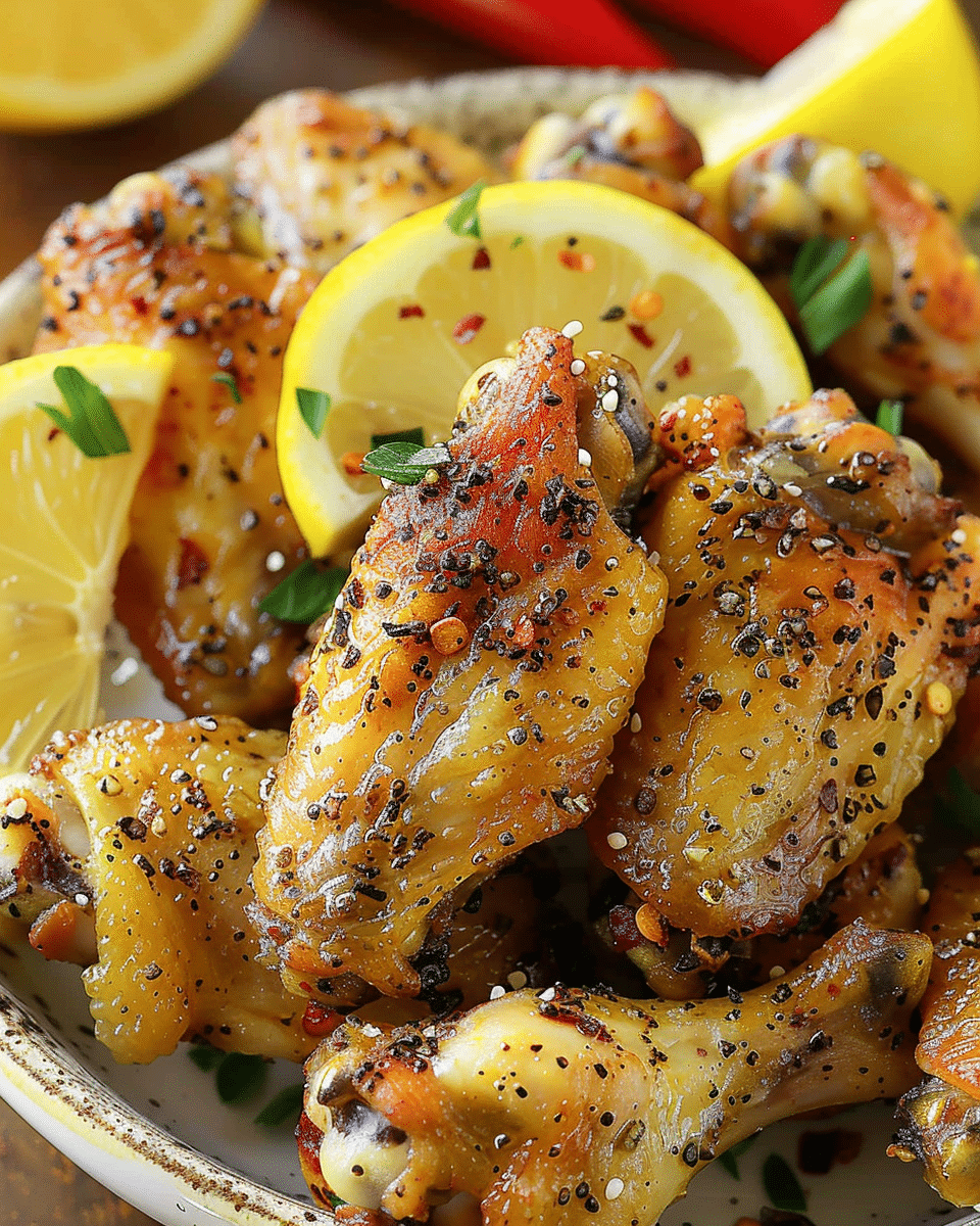 Baked Lemon Pepper Wings