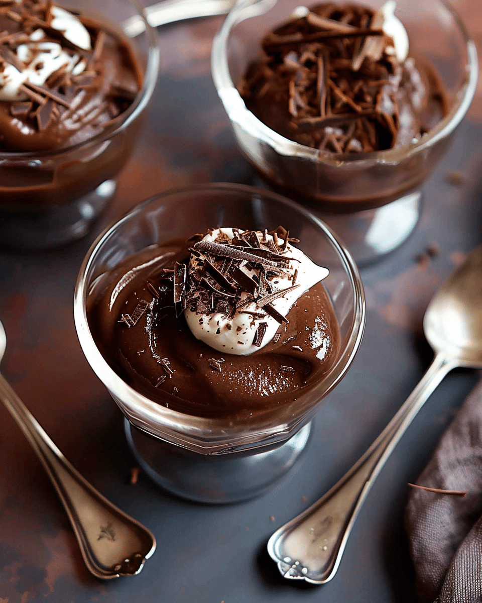 Chocolate Pudding Pots