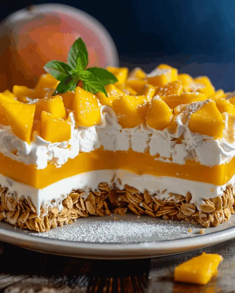 Mango Grahams (Cold Mango Cream Fridge Cake)