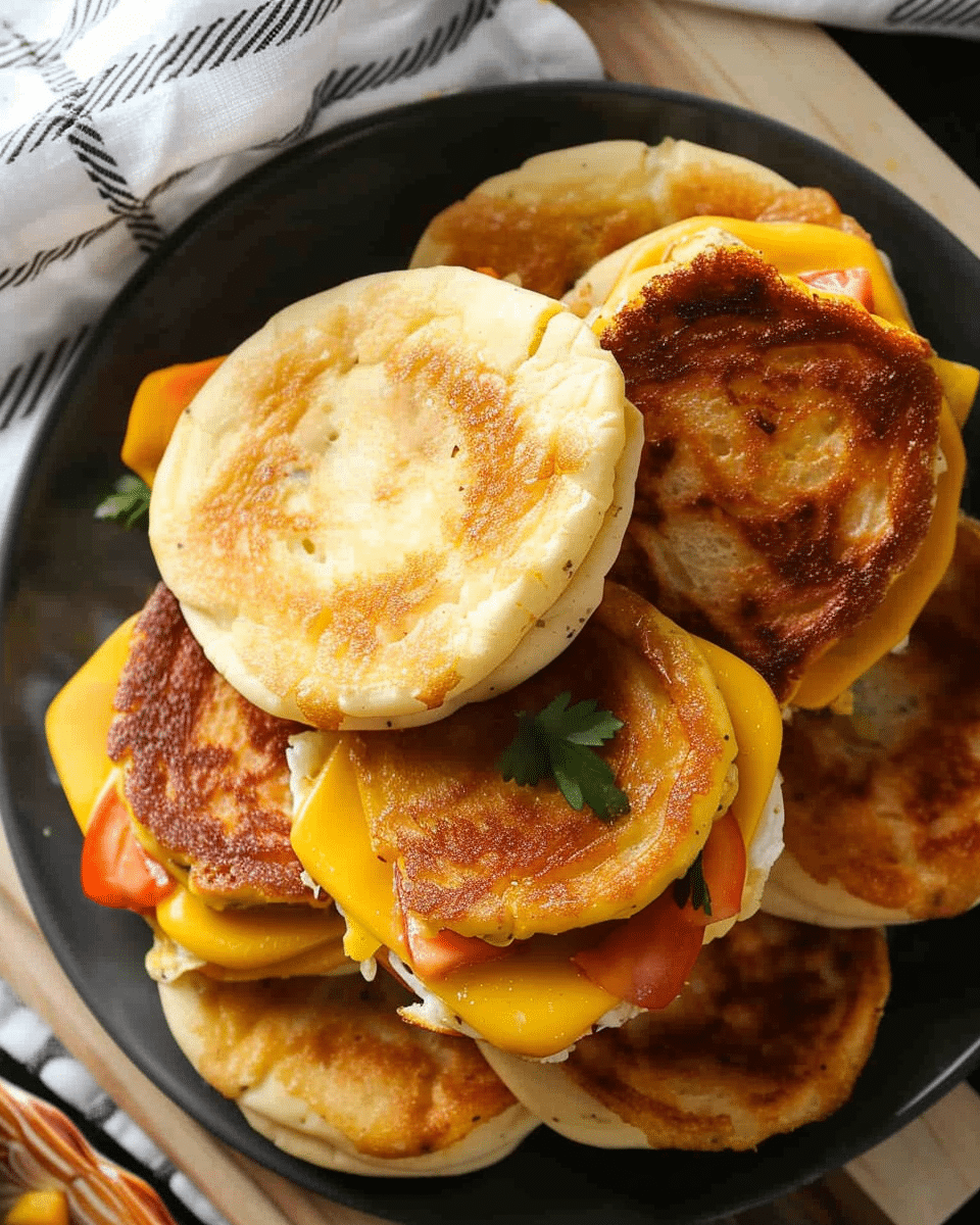 Meal Prep Breakfast Sandwiches