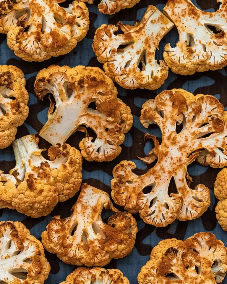 Oven Roasted Cauliflower Recipe