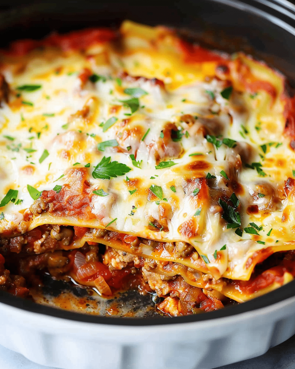 Crockpot Lasagna
