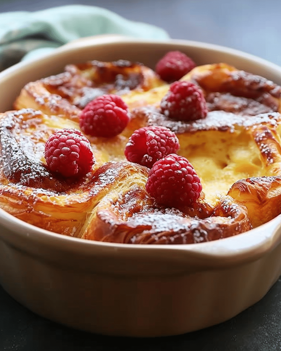 Croissant French Toast Casserole
