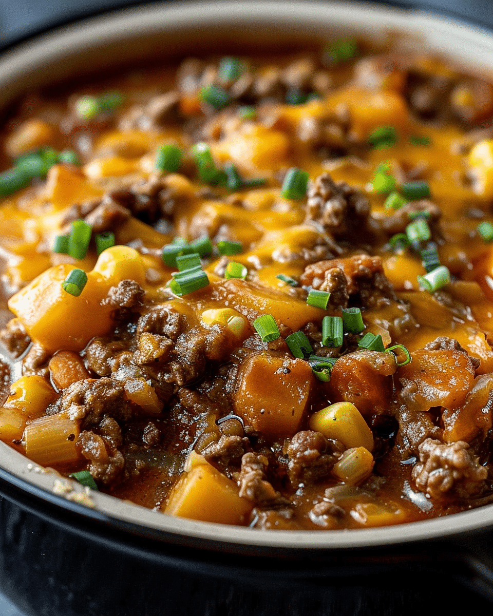 Slow Cooker Cowboy Casserole