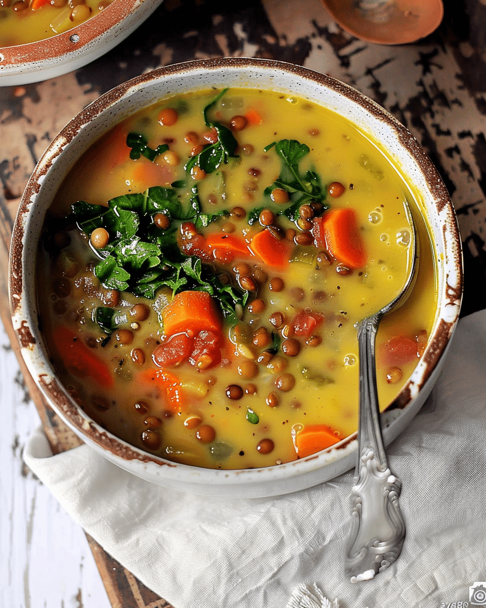 Decadent Lentil Tortilla Soup