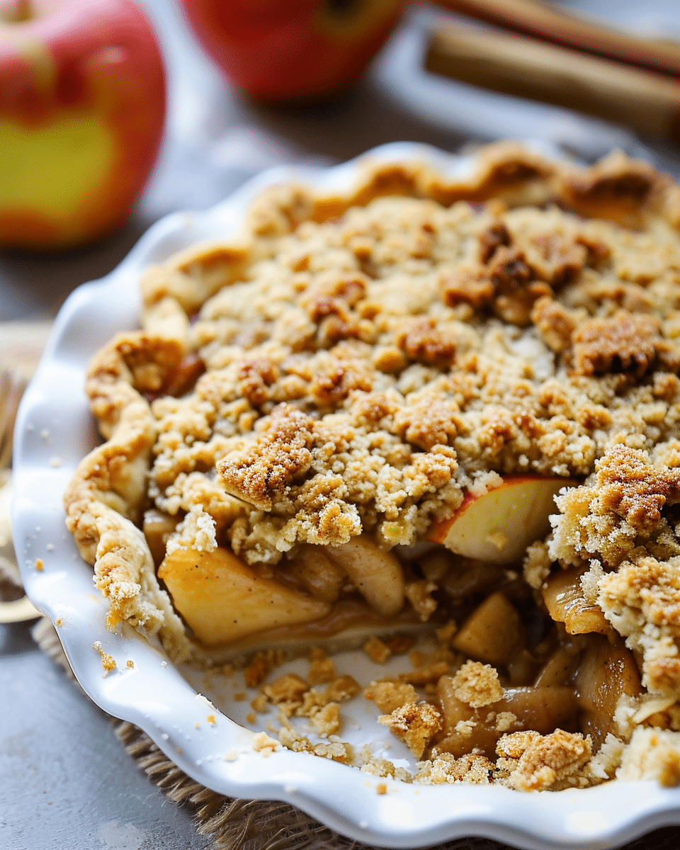 Easy Pennsylvania Dutch Apple Crumb Pie Recipe