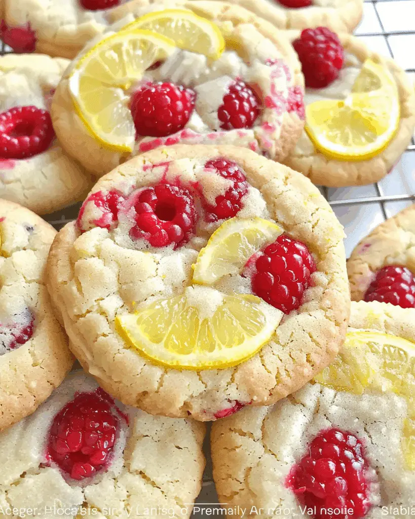 Lemon Raspberry Cookies