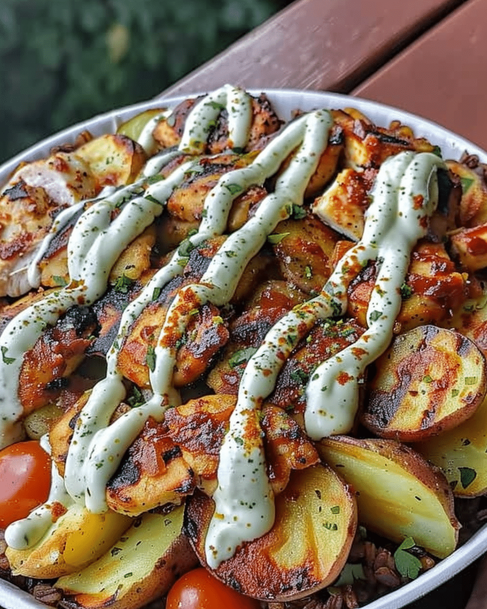 BBQ Chicken & Cheesy Potato Power Bowl