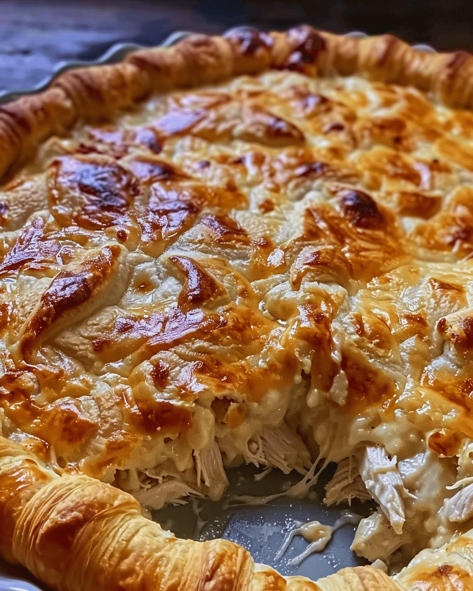 Cheesy Chicken Crescent Bake