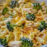 Creamy Chicken Broccoli Alfredo Bake