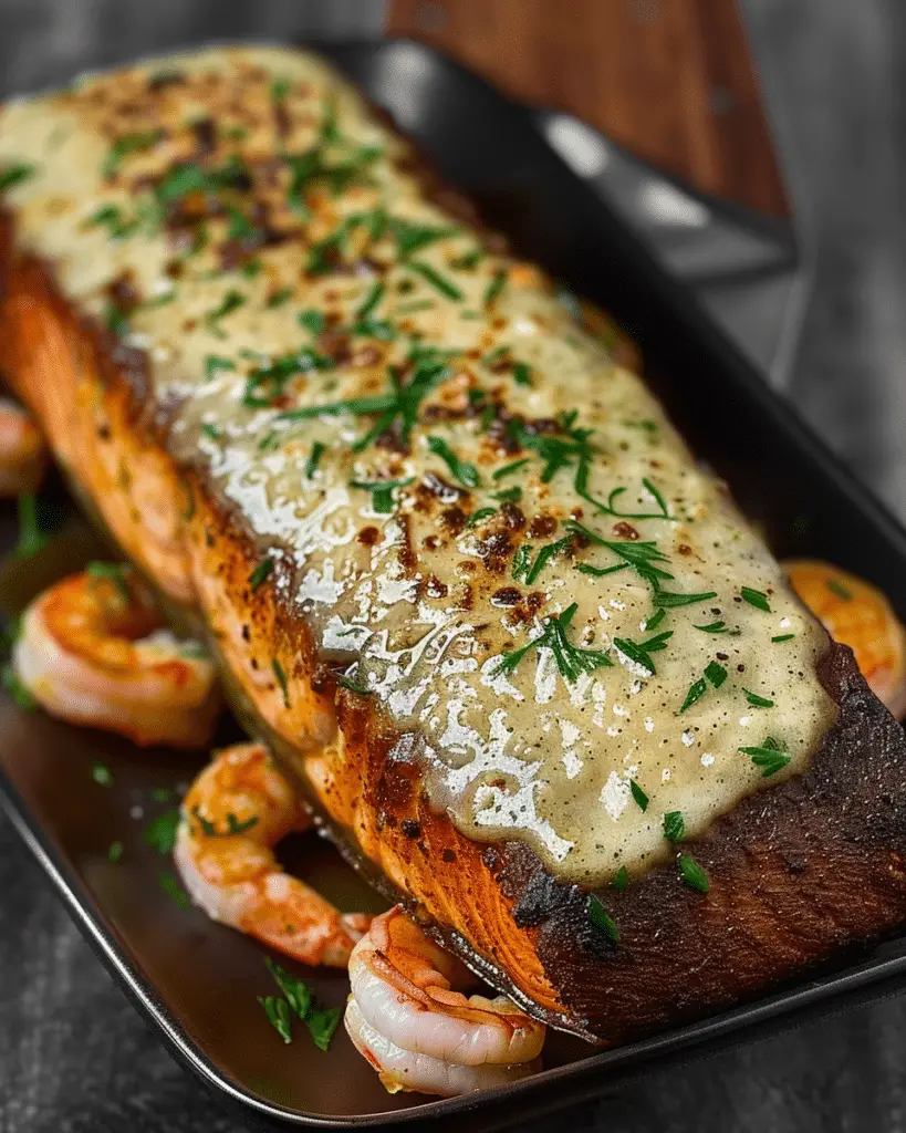 Southern Garlic Shrimp Salmon