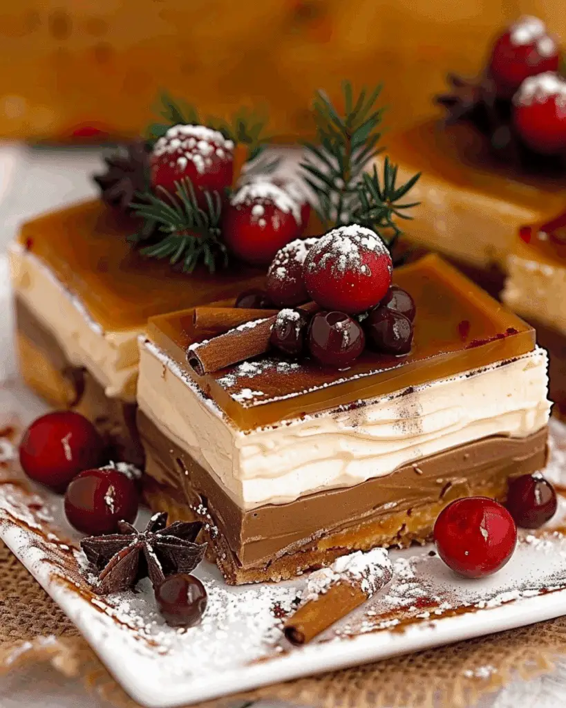 Easy Christmas Cheesecake Slab – No Bake!