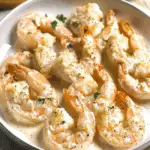 Creamy Garlic Prawns (Shrimp)