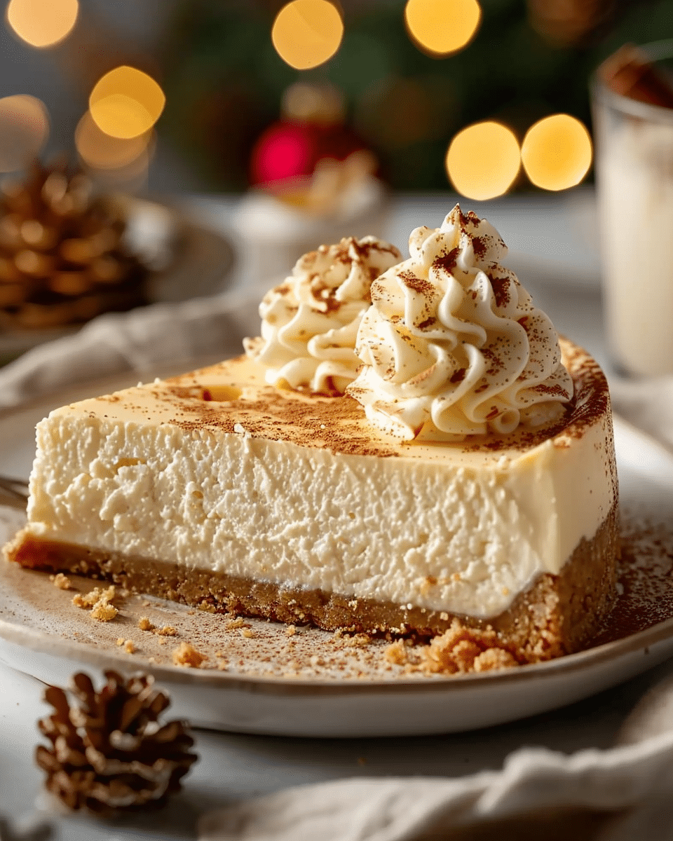 Eggnog Cheesecake: A Festive Dessert to Savor