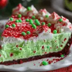No Bake Grinch Pie – Festive Red and Green Christmas Dessert
