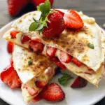 Strawberry Cheesecake Quesadillas