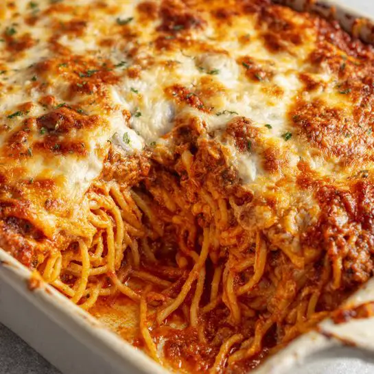 Baked Cream Cheese Spaghetti Recipe