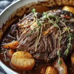 Crockpot Apple Cider Pot Roast