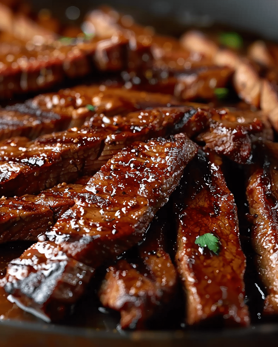 Grill Pan Honey Glazed Steak Strips: Learn How To Make It