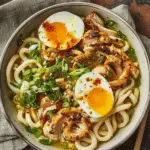 Creamy Chicken Udon Noodle Bowl