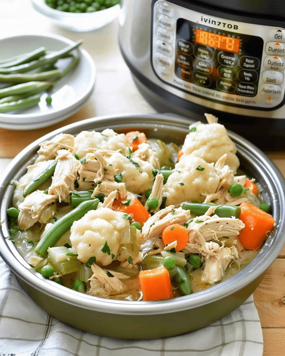 Instant Pot Chicken and Dumplings