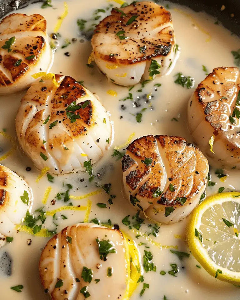 Pan Seared Lemon Butter Scallops