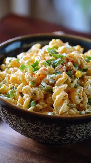 Perfect Mexican Street Corn Pasta Salad