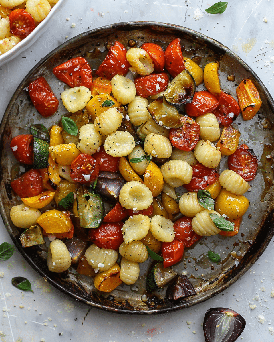 Sheet Pan Gnocchi and Vegetables