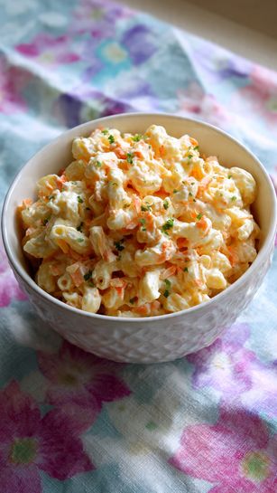 Cheddar Sour Cream Macaroni Salad