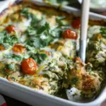 Healthy Salsa Verde Chicken Casserole Recipe | Low-Carb Mexican Dinner
