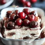 Cherry Amaretto Tiramisu Dessert