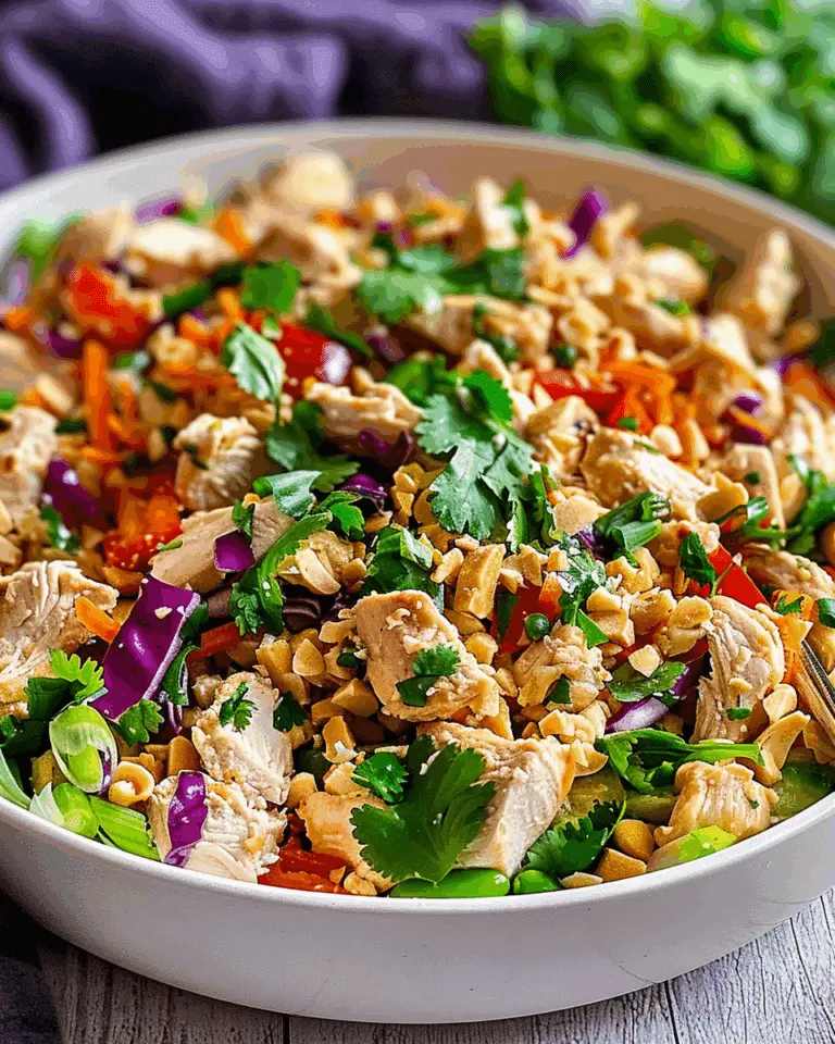 Crunchy Thai Chicken Salad