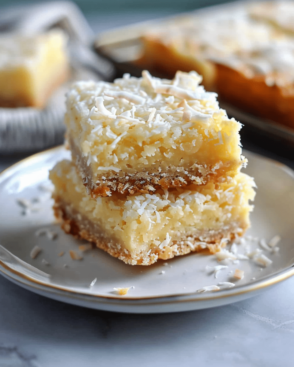 Coconut Butter Bars