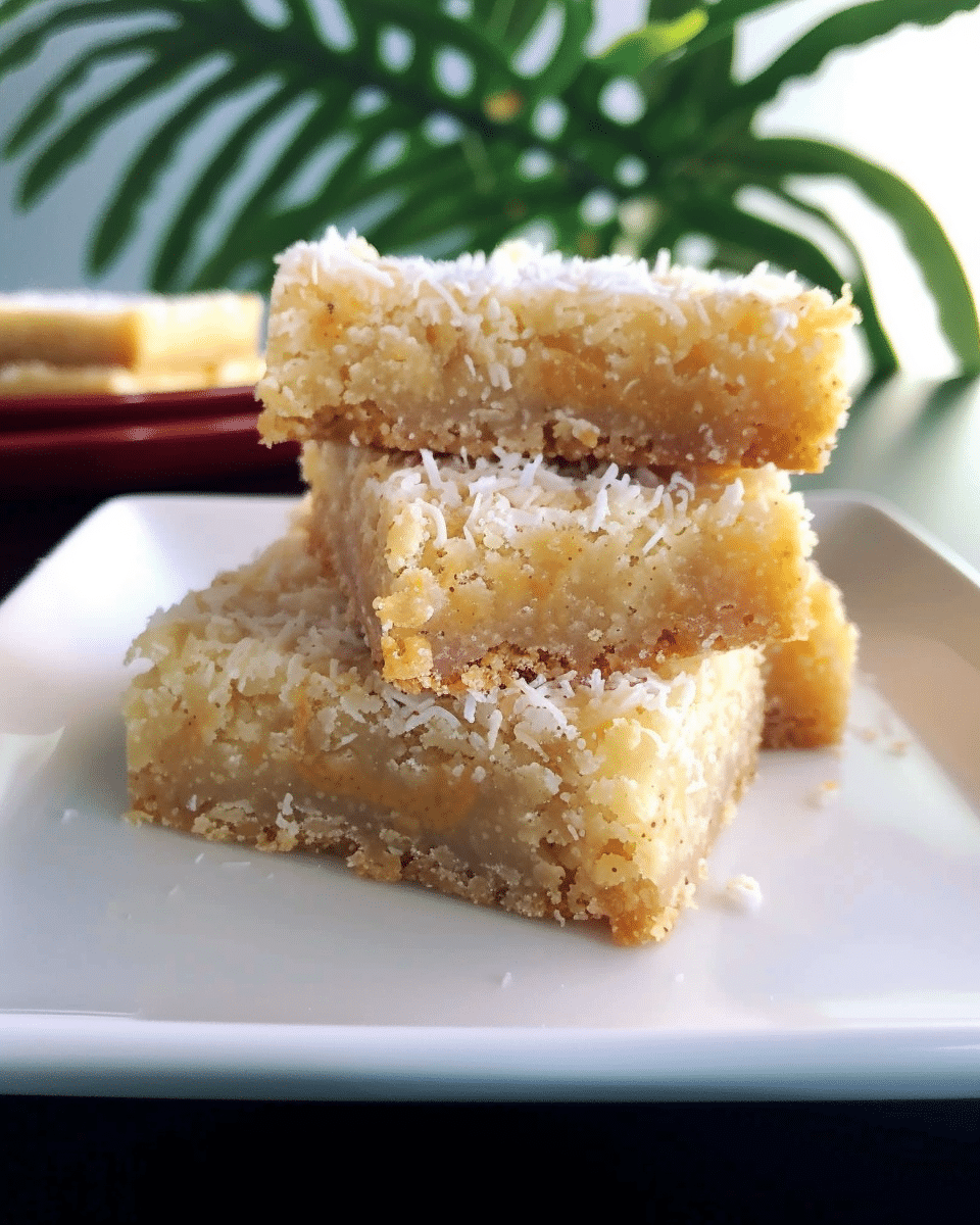 Coconut Butter Bars