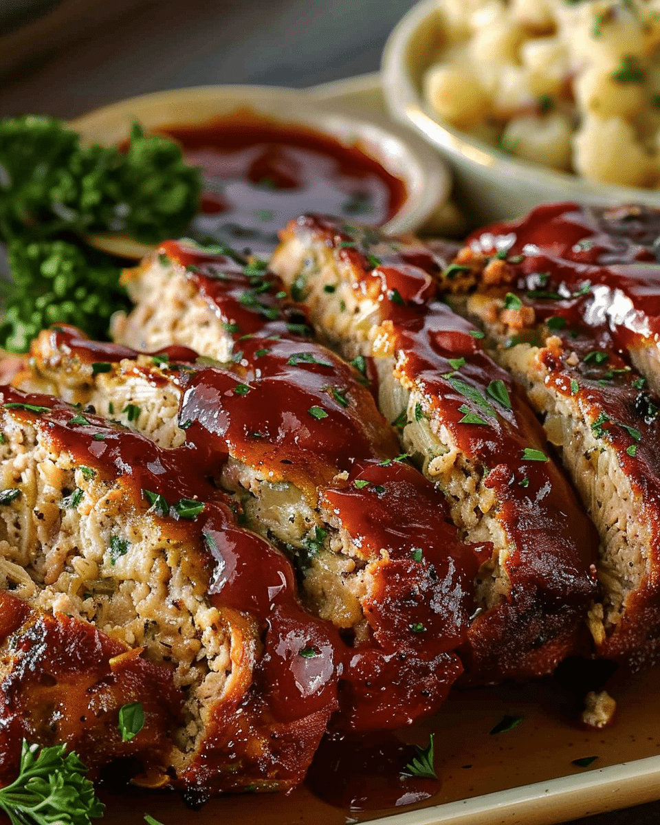 Garlic Parmesan Chicken Meatloaf – A Flavorful Twist on a Classic Favorite