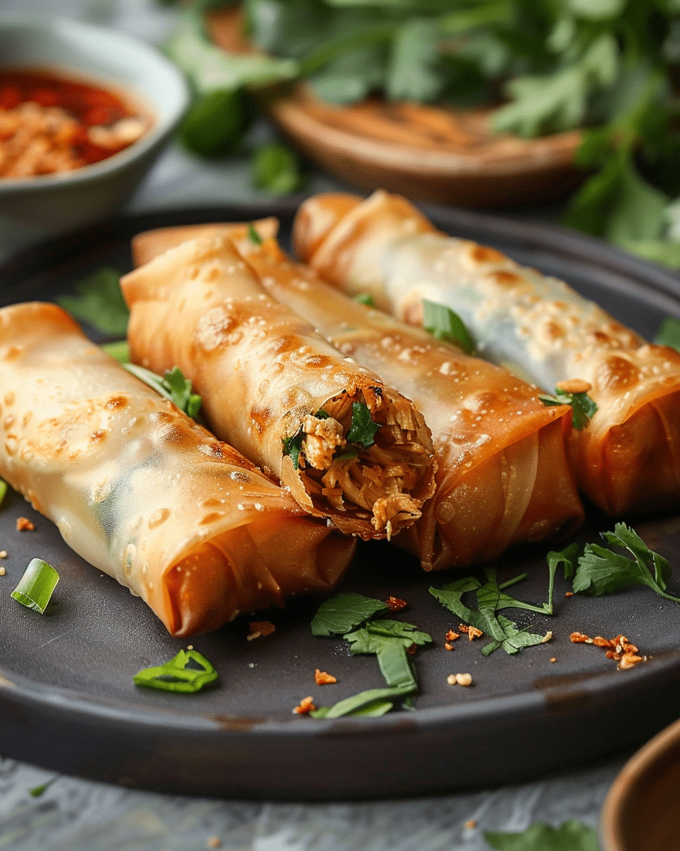 Homemade Chicken Spring Rolls (30 Minute Recipe)