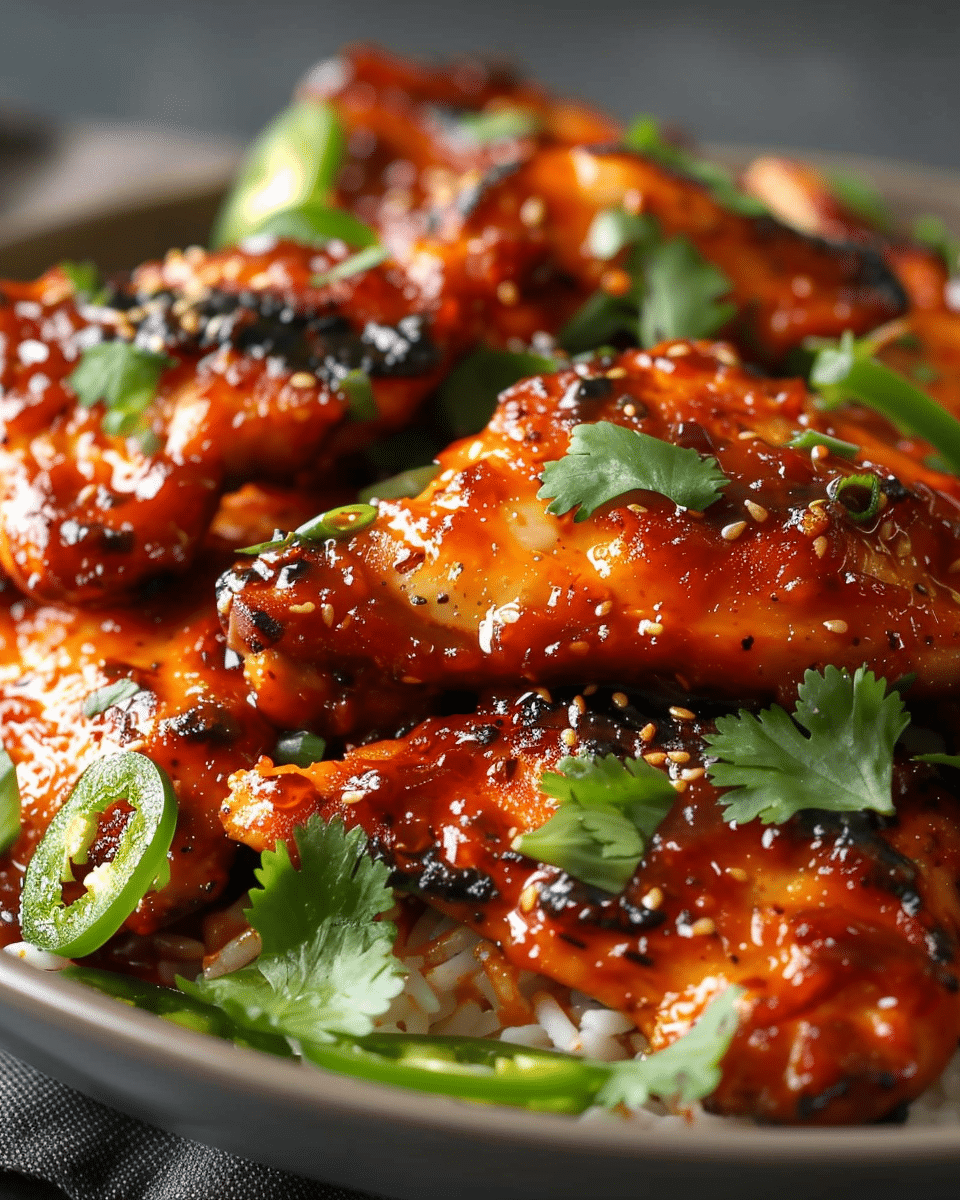 Spicy Sweet Chicken Diablo