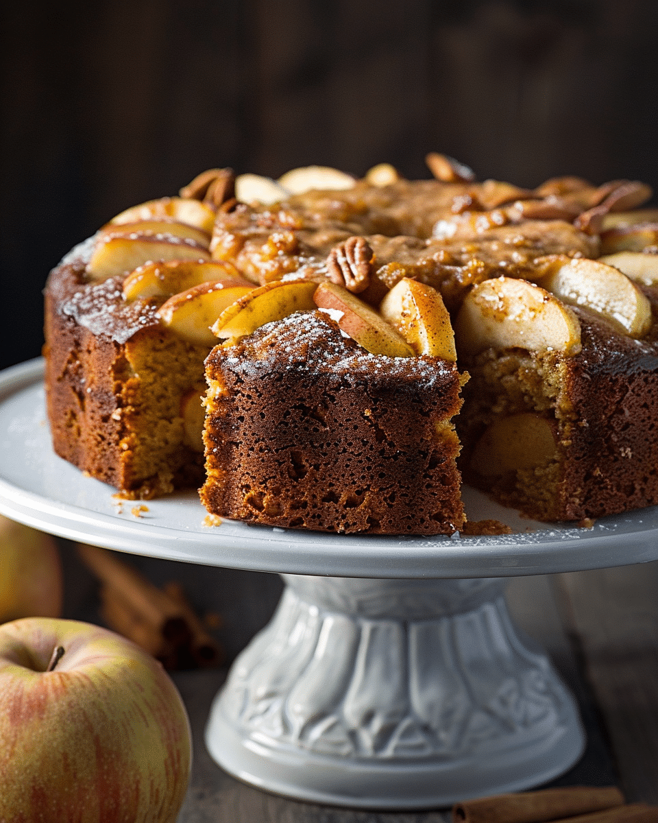 Spiced Cinnamon Apple Cake