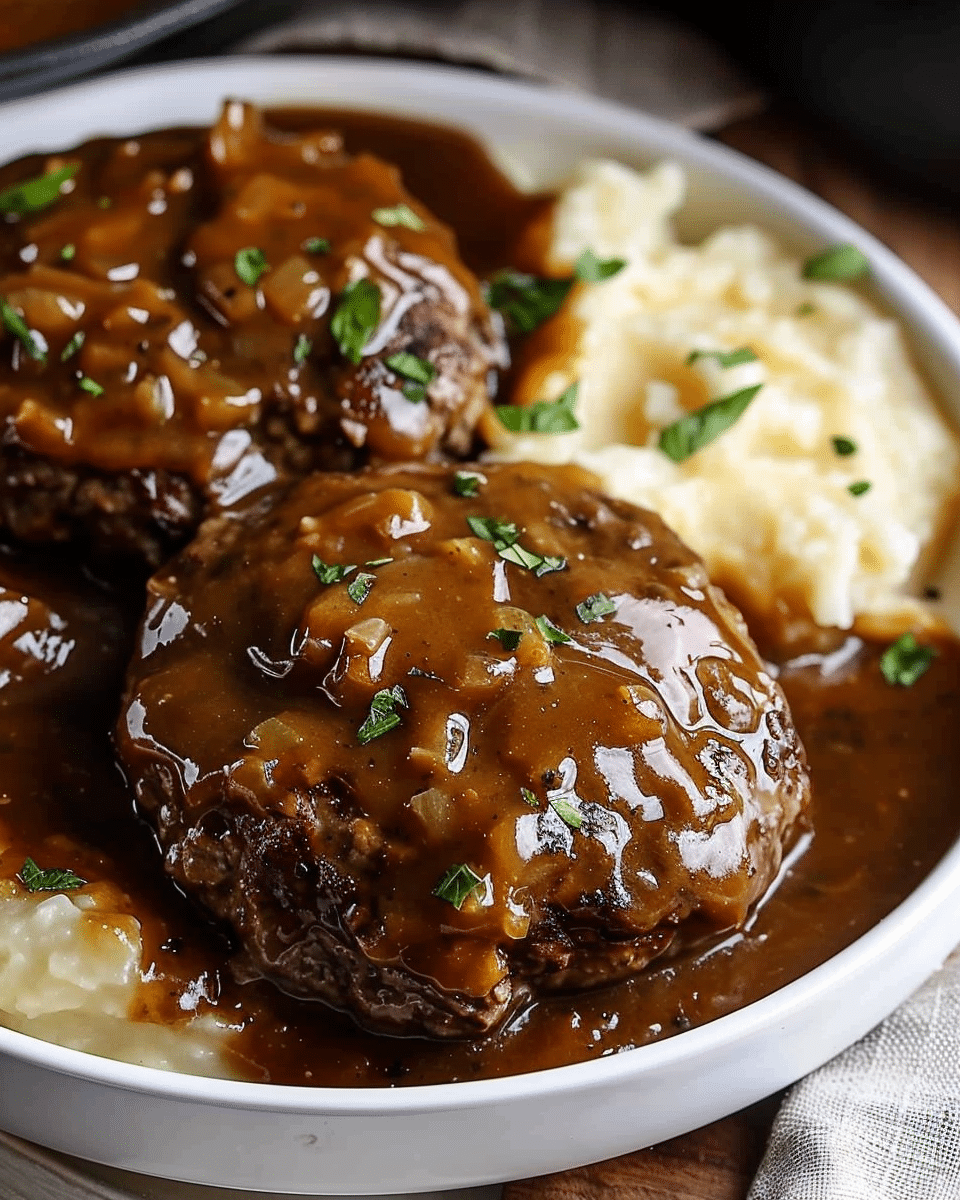 Slow Cooker Salisbury Steak