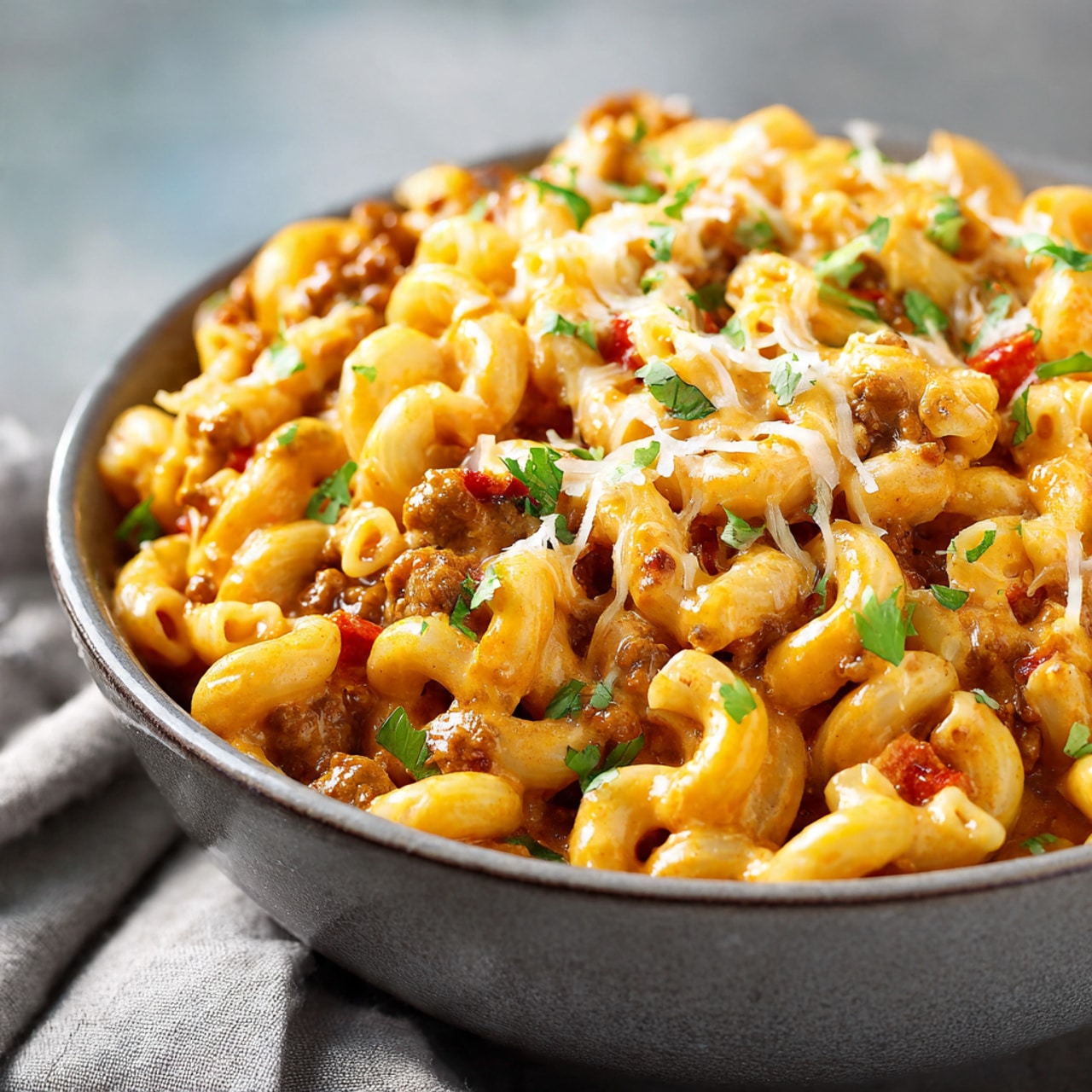 Cheesy Taco Cream Cheese Pasta