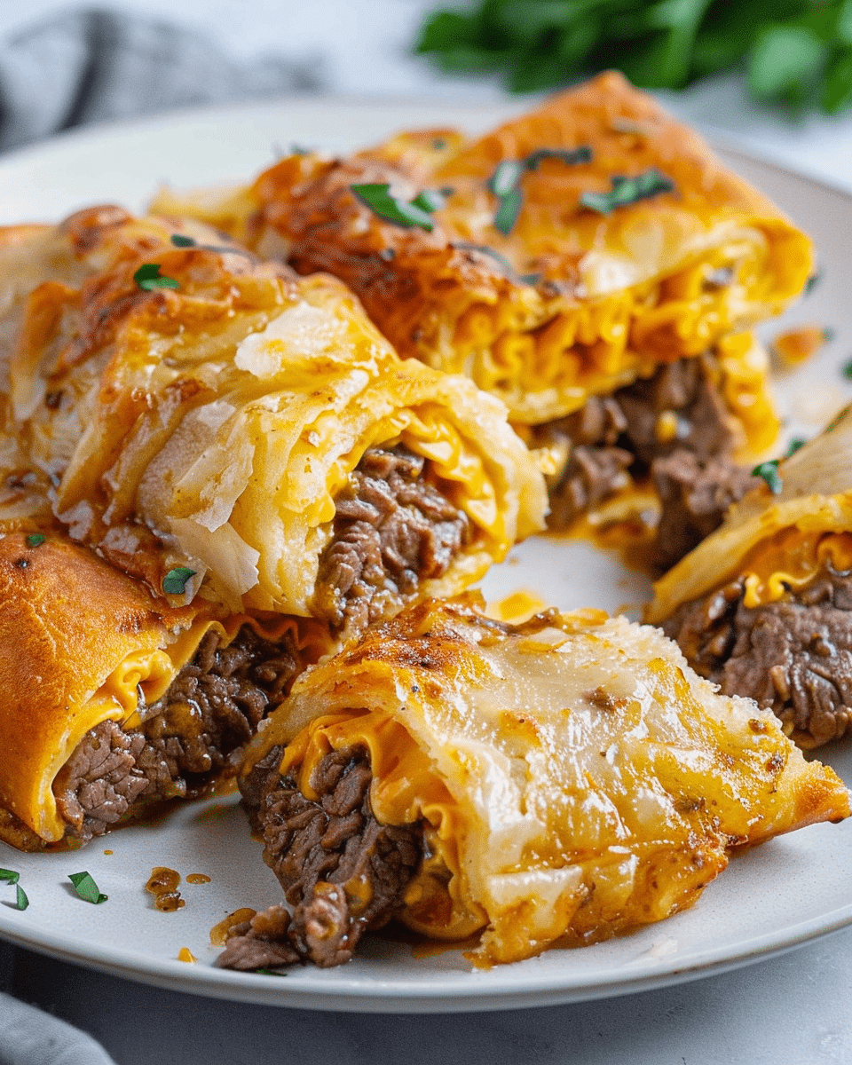 Garlic Butter Beef Rollups