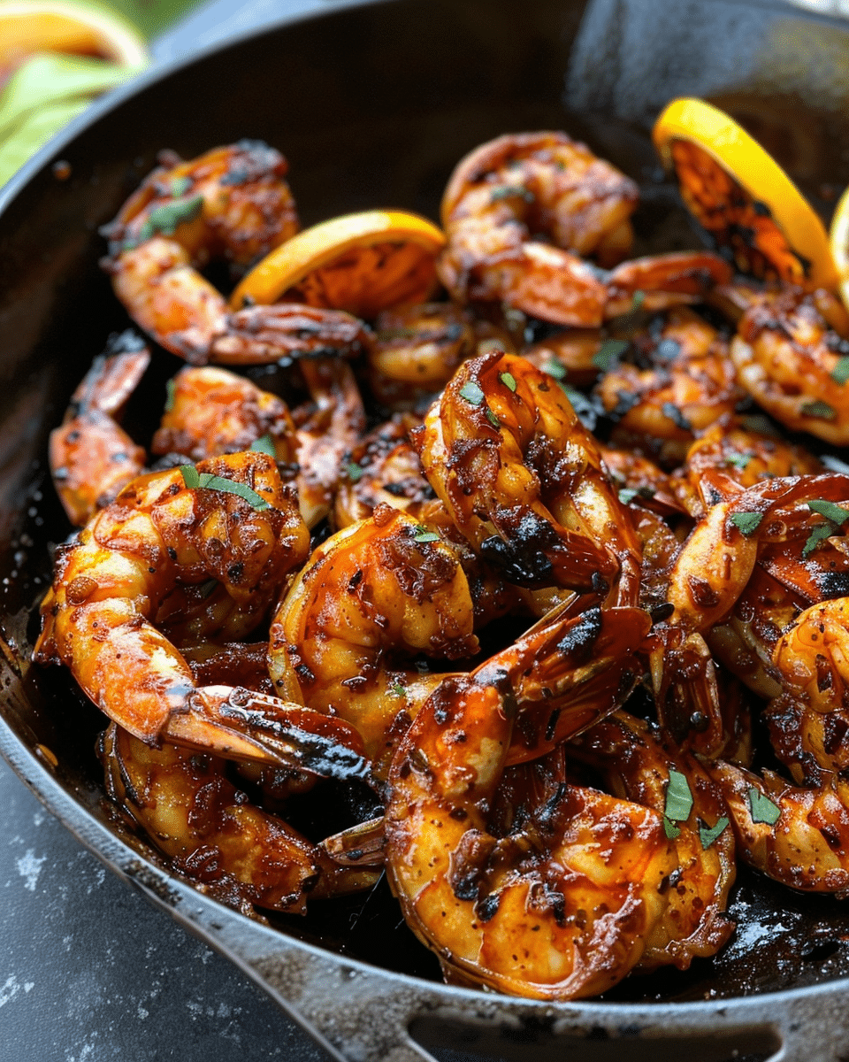 Guajillo-Ancho Orange Chili Paste Shrimp