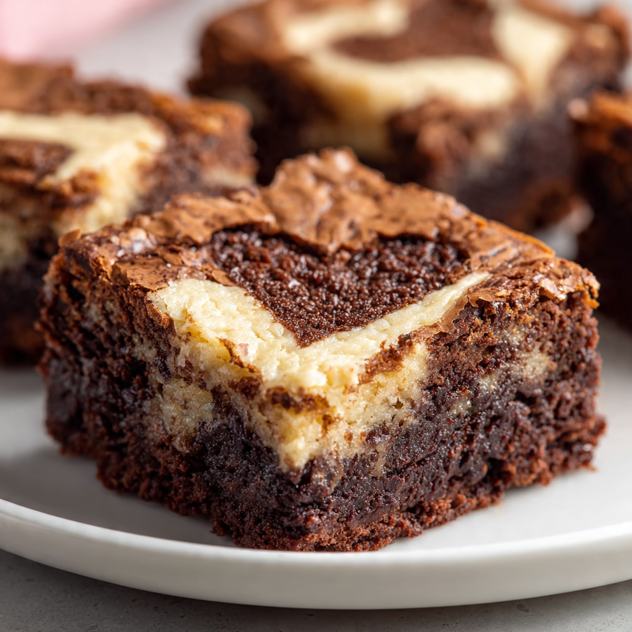 Valentine Brookies (Brownie + Sugar Cookie Swirls)
