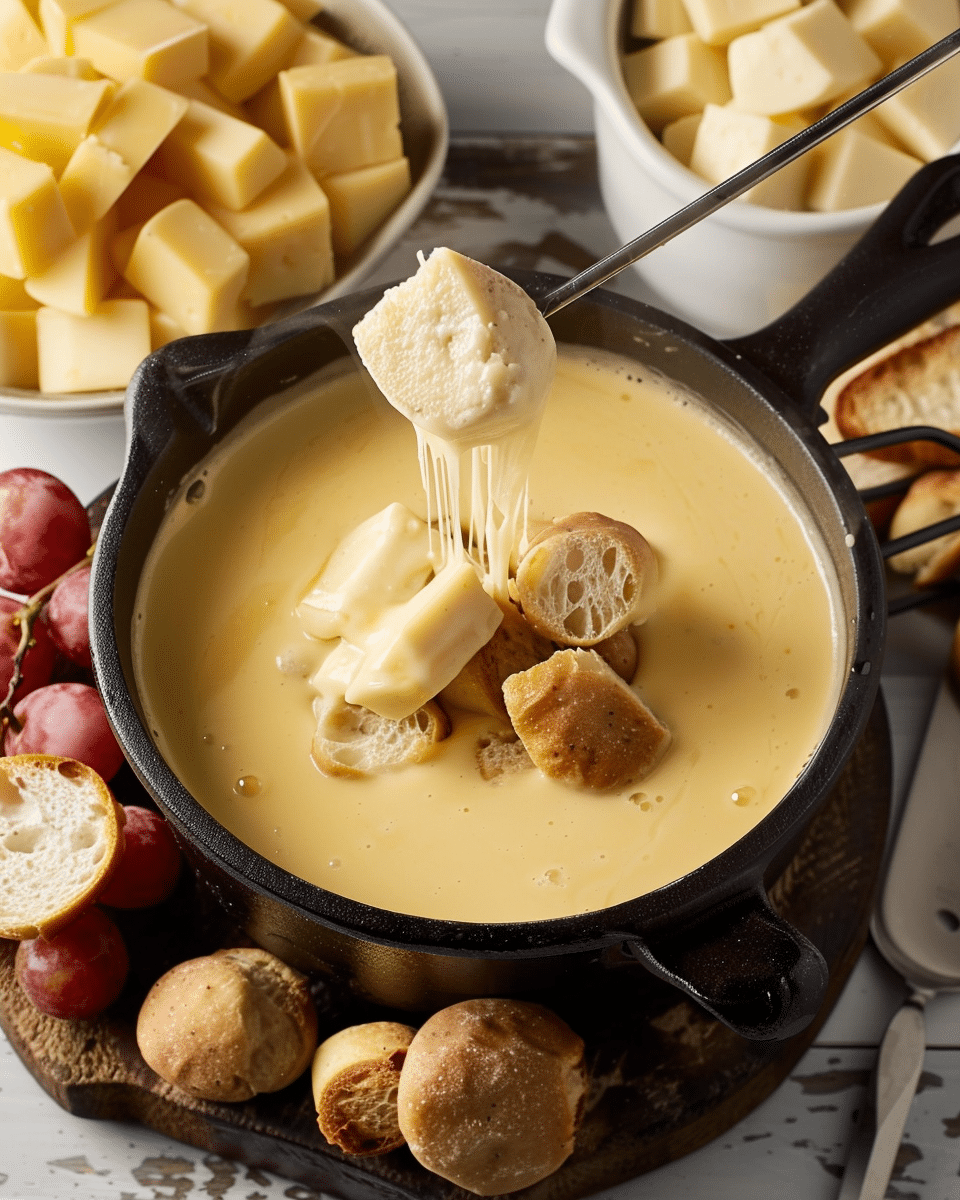 Classic Cheese Fondue Recipe