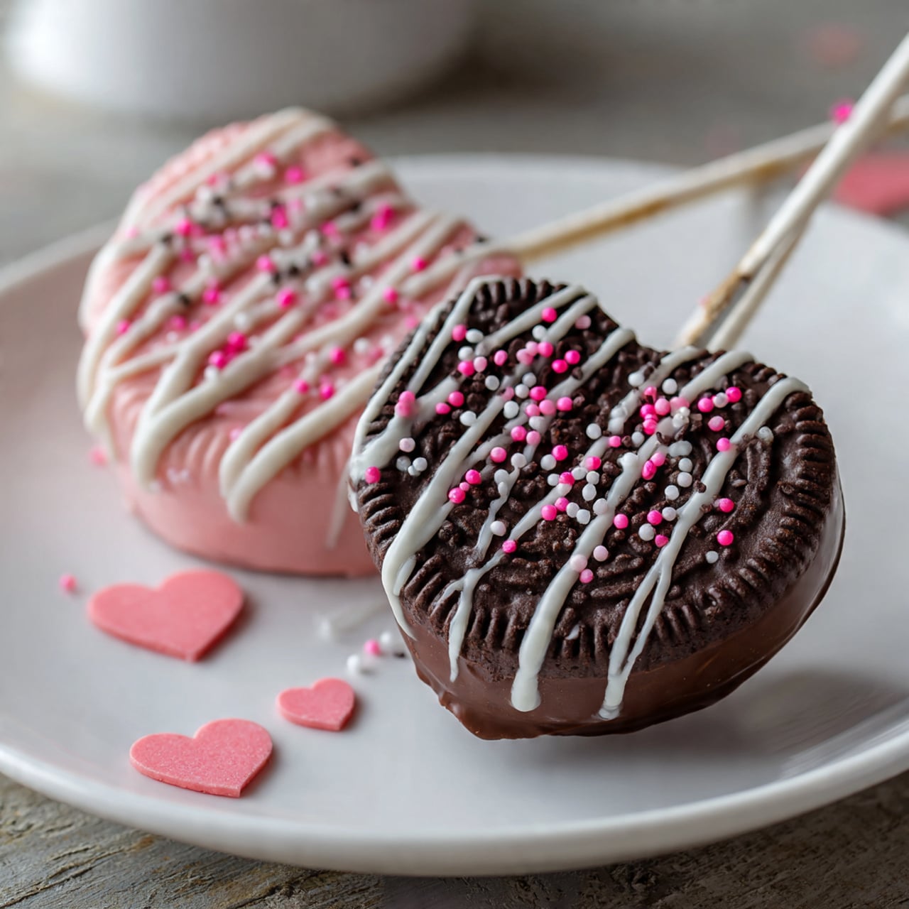 Valentine’s Day Oreo Pops