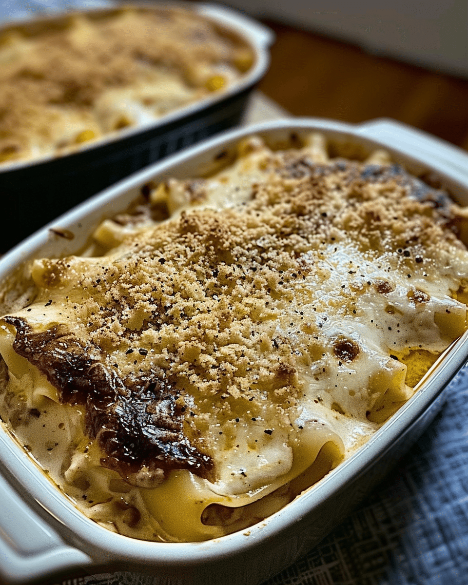 Creamy Alfredo Lasagna Soup
