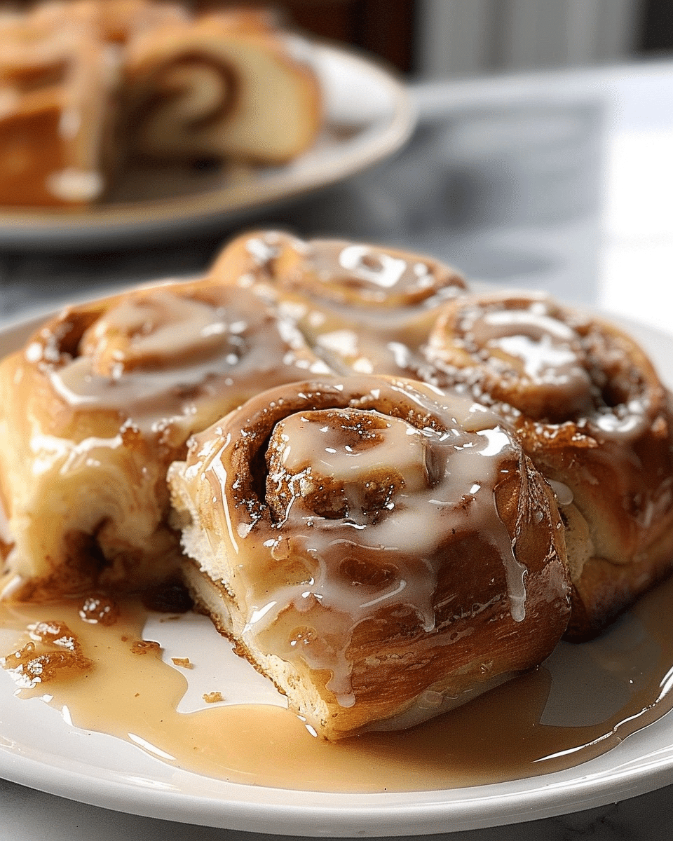 Fluffy and Irresistible Cinnamon Rolls with a Sweet Cinnamon-Sugar Filling and Creamy Glaze