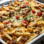 Cheeseburger French Fry Casserole